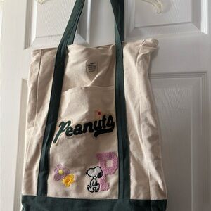 NWT Typo x Peanuts Tote Bag - Snoopy Design